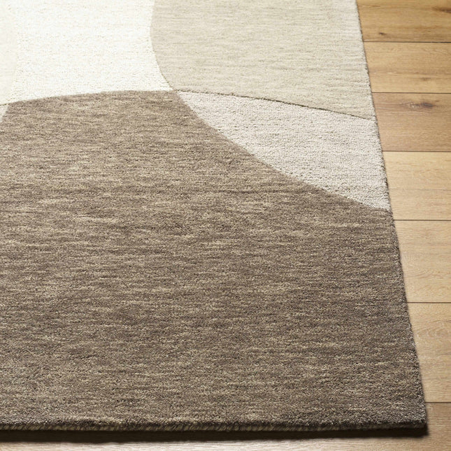 Cassiopeia Dark Brown & Beige Area Rug Rugs TriadCommerceInc