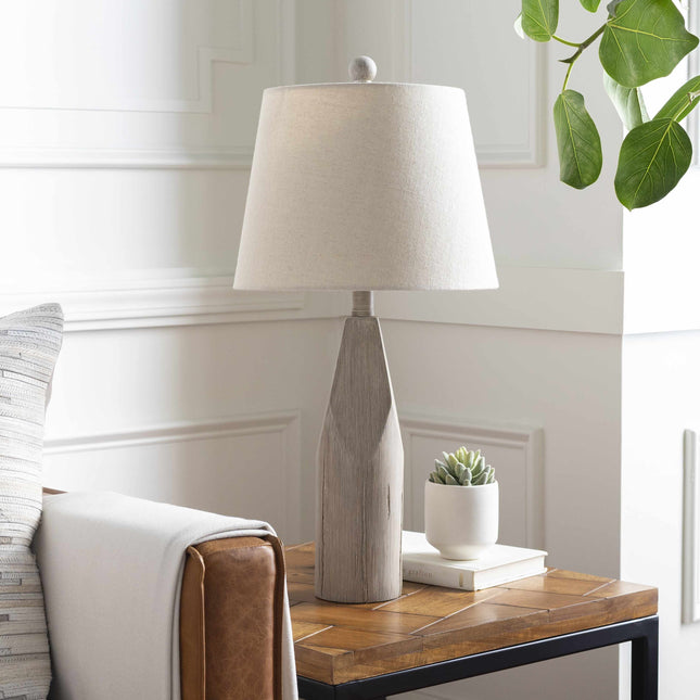 Simala Wood Table Lamp Table Lamps TriadCommerceInc