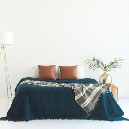 Aden Cotton Throw Blanket Blankets TriadCommerceInc   