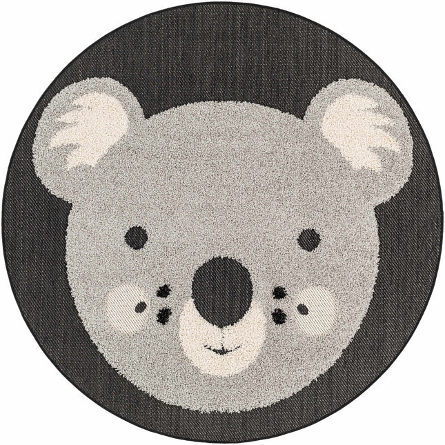Kids Koala Animal Print Nursery Area Rug - Clearance Rugs TriadCommerceInc 5'3" Round