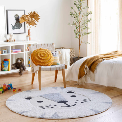 Kids Lion Animal Print Nursery Area Rug - Clearance Rugs TriadCommerceInc