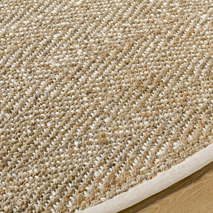 Dinah Natural Textured Jute Rug Rugs TriadCommerceInc