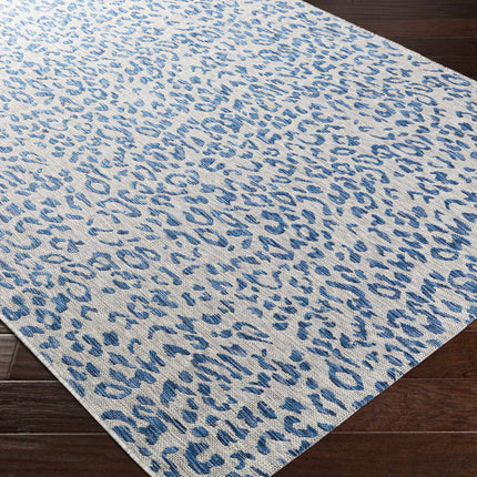 Skipsea Blue Leopard Performance Rug Rugs TriadCommerceInc
