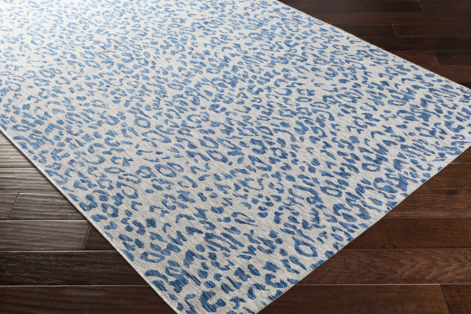 Skipsea Blue Leopard Performance Rug Rugs TriadCommerceInc