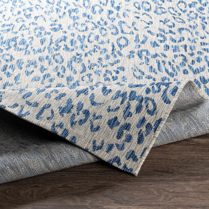 Skipsea Blue Leopard Performance Rug Rugs TriadCommerceInc