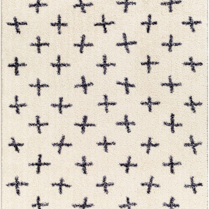 Bede Washable Swiss Cross Rug - 9x12 Clearance Rugs TriadCommerceInc