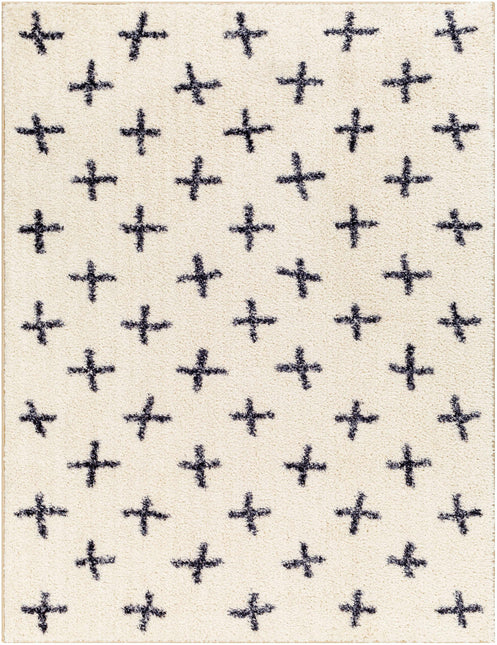 Bede Washable Swiss Cross Rug - 9x12 Clearance Rugs TriadCommerceInc