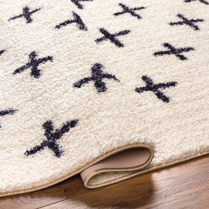 Bede Washable Swiss Cross Rug - 9x12 Clearance Rugs TriadCommerceInc