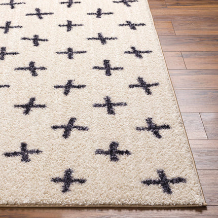 Bede Washable Swiss Cross Rug - 9x12 Clearance Rugs TriadCommerceInc