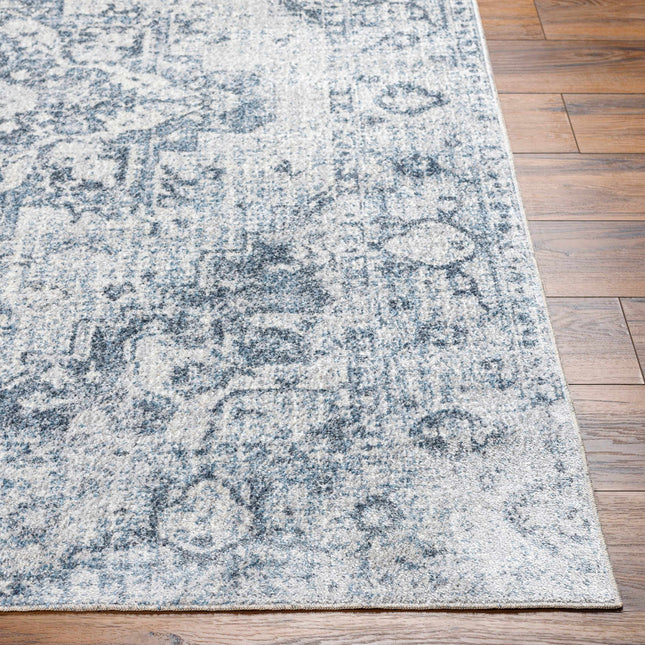 Ankti Aqua Washable Area Rug Rugs TriadCommerceInc