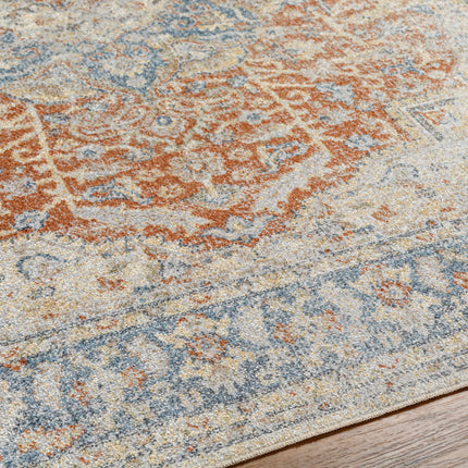 Emke Rust Washable Area Rug - Clearance Rugs TriadCommerceInc
