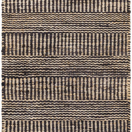 Black Elle Jute Rug Rugs TriadCommerceInc 2'6" x 8' Runner