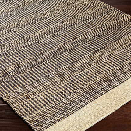 Black Elle Jute Rug Rugs TriadCommerceInc