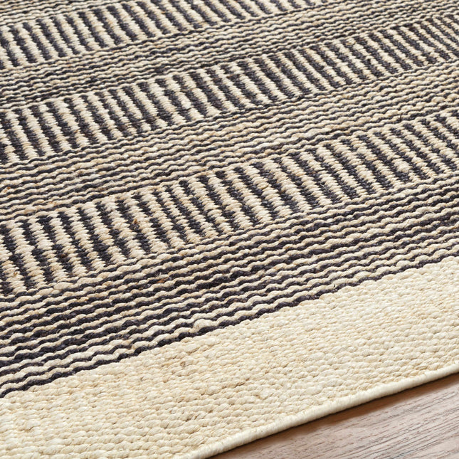 Black Elle Jute Rug Rugs TriadCommerceInc