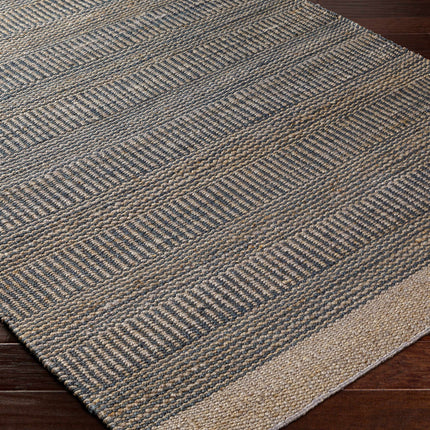 Navy Elle Jute Rug Rugs TriadCommerceInc