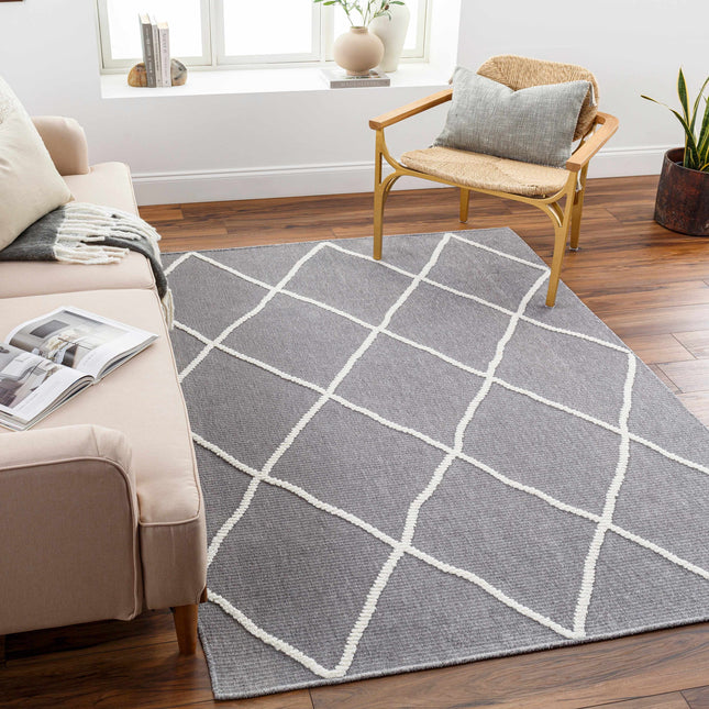 Amani Gray Washable Rug - Clearance Rugs TriadCommerceInc