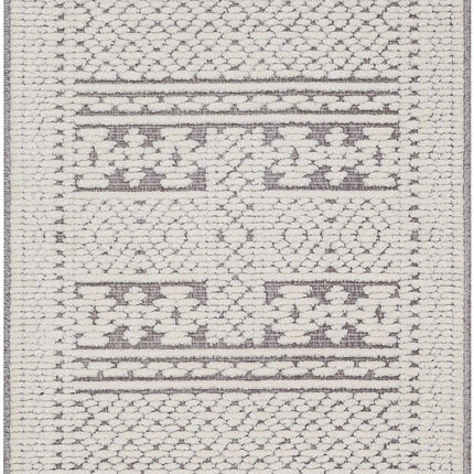 Bahar Cream & Gray Washable Area Rug - Limited Edition Rugs TriadCommerceInc 2'7" x 7'2" Runner