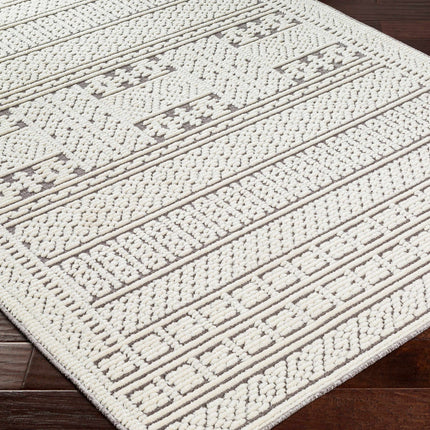 Bahar Cream & Gray Washable Area Rug - Limited Edition Rugs TriadCommerceInc