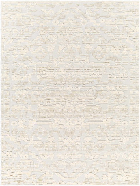 Beren Cream Washable Area Rug Rugs TriadCommerceInc 5' x 7'2" Rectangle