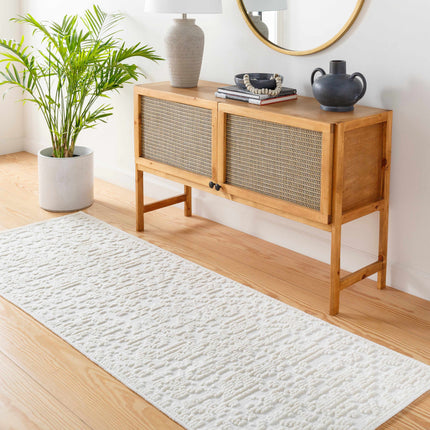 Beren Cream Washable Area Rug Rugs TriadCommerceInc
