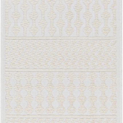 Drago White Washable Area Rug Rugs TriadCommerceInc
