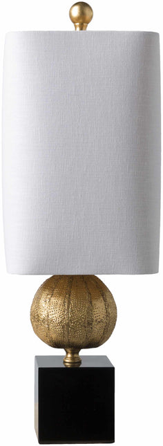 Watsonville Gold & Blac Resin Table Lamp Home Decor > Lighting > Lamp > Table Lamps TriadCommerceInc 22.75"H x 7.5"W x 7.5"D