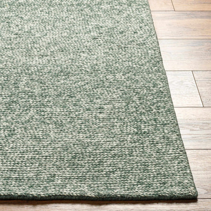 Alyra Green Solid Area Rug Rugs TriadCommerceInc