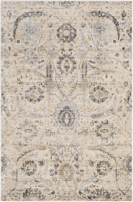 Georgiana Beige Area Rug Rugs TriadCommerceInc 5'3" x 7'3" Rectangle