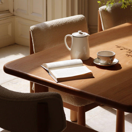 Topa Topa Rectangular Dining Table - Warm Oak Kitchen & Dining Room Tables TriadCommerceInc