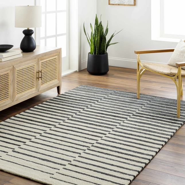 Gawel Charcoal Area Rug Rugs TriadCommerceInc