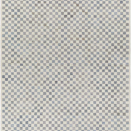 Halen Gray Checkered Area Rug Rugs TriadCommerceInc 8' x 10' Rectangle
