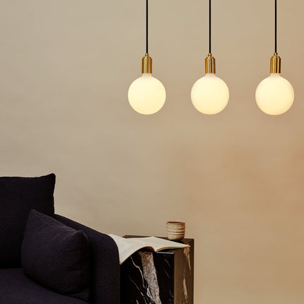 Linear Triple Pendant Light in Brass Home Decor > Lighting > Ceiling Lights > Pendant Lights TriadCommerceInc