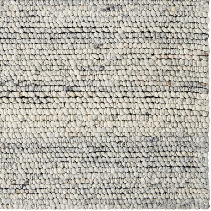 Olisa Cream & Gray Wool Area Rug Rugs TriadCommerceInc
