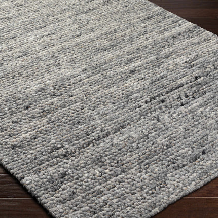 Olisa Charcoal Wool Area Rug Rugs TriadCommerceInc