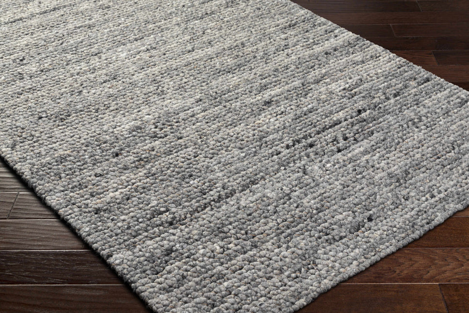 Olisa Charcoal Wool Area Rug Rugs TriadCommerceInc