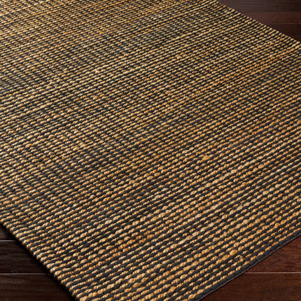 Riki Black Area Rug Rugs TriadCommerceInc