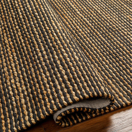Riki Black Area Rug Rugs TriadCommerceInc
