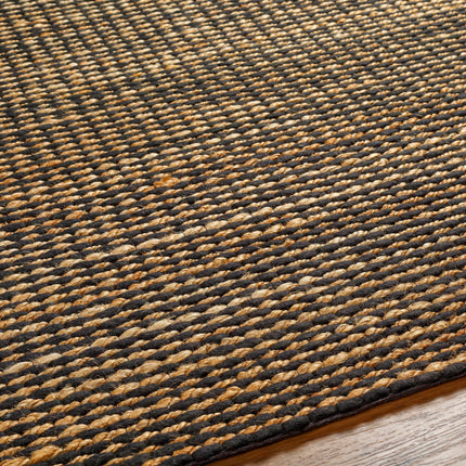 Riki Black Area Rug Rugs TriadCommerceInc