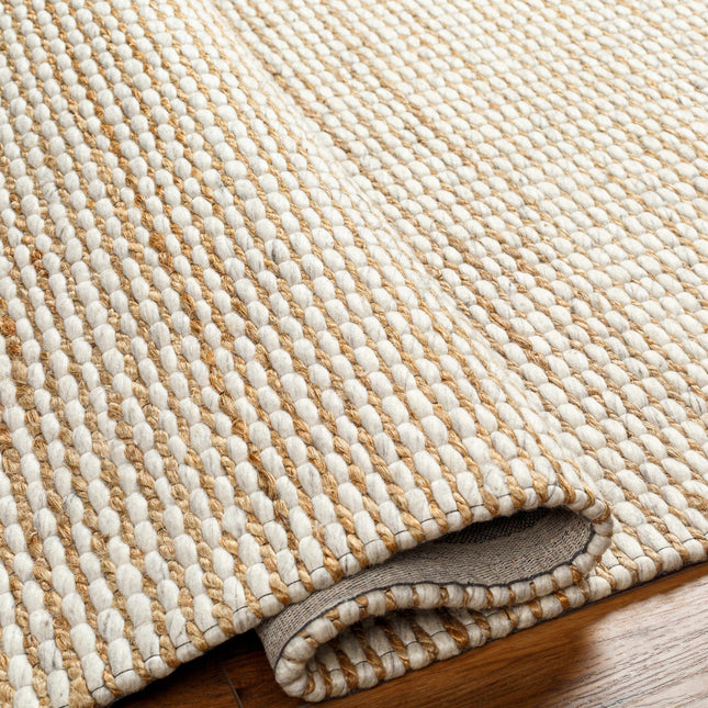 Riki Cream Jute-Wool Blend Rug Rugs TriadCommerceInc