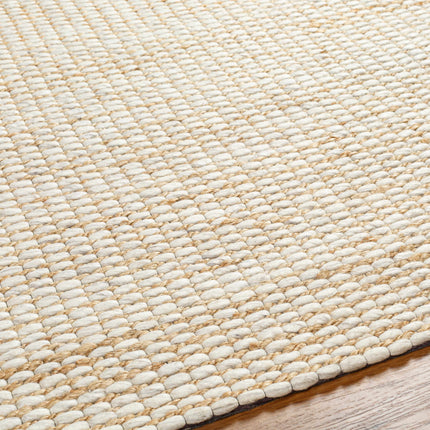 Riki Cream Jute-Wool Blend Rug Rugs TriadCommerceInc