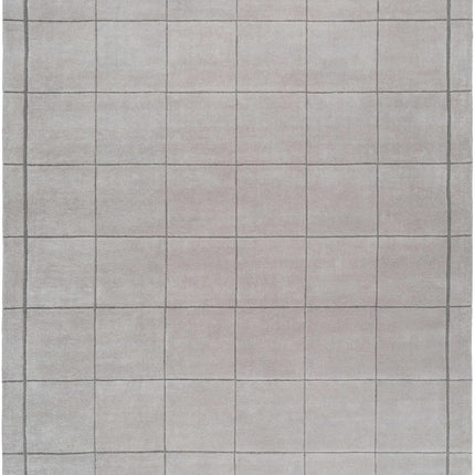 Siarl Gray Checkered Area Rug Rugs TriadCommerceInc 8' x 10' Rectangle