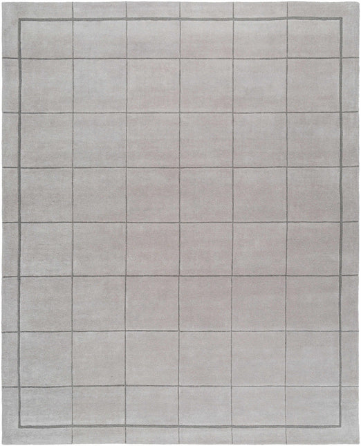 Siarl Gray Checkered Area Rug Rugs TriadCommerceInc 8' x 10' Rectangle
