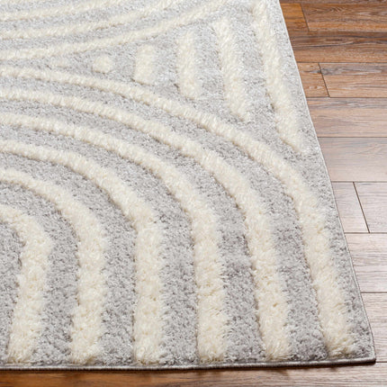 Arnel Gray & Beige Area Rug Rugs TriadCommerceInc