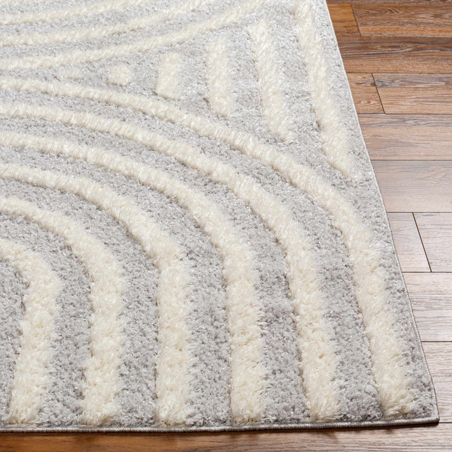 Arnel Gray & Beige Area Rug Rugs TriadCommerceInc