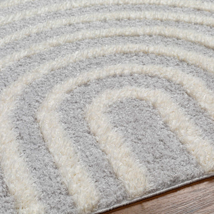 Arnel Gray & Beige Area Rug Rugs TriadCommerceInc
