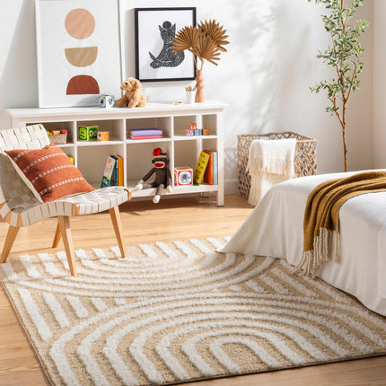 Arnel Beige Area Rug Rugs TriadCommerceInc