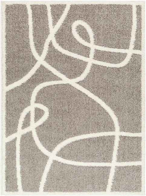 Gilon Taupe Plush Area Rug Rugs TriadCommerceInc 5'3" x 7' Rectangle