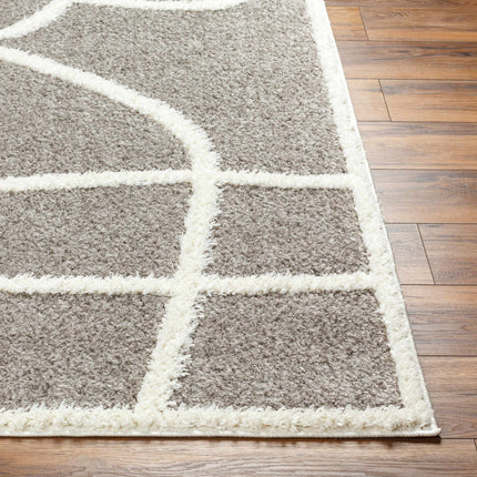 Gilon Taupe Plush Area Rug Rugs TriadCommerceInc