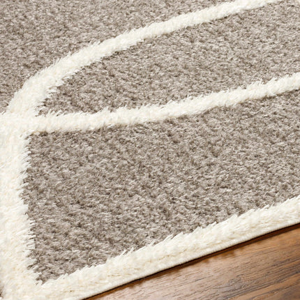 Gilon Taupe Plush Area Rug Rugs TriadCommerceInc
