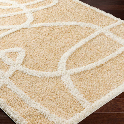 Gilon Camel Plush Area Rug Rugs TriadCommerceInc